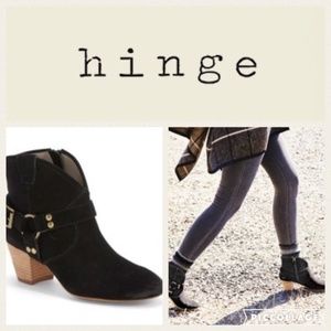 Hinge Billy Suede Ankle Bootie